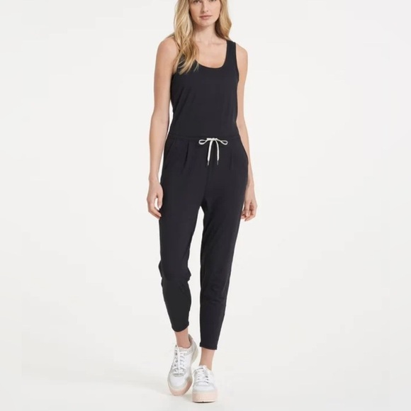 Vuori Pants - VUORI Lux Harem Jumpsuit  Athleasure Comfy Cozy  Black Size Medium
